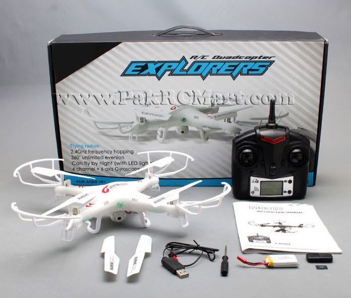 Quadcopter 
      Drone With Video Camera Dingle 
      ID 83233